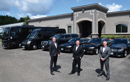 Total Luxury Limousine David Murray with sons Nick and Charlie