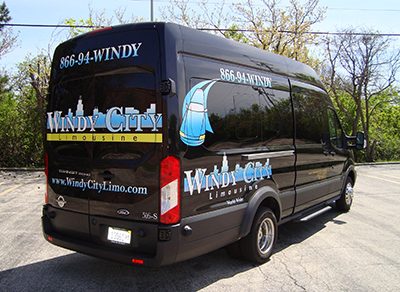 Windy City Limousine Ford Transit Limo