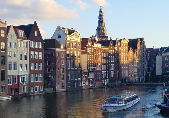The unique architecture of Amsterdam