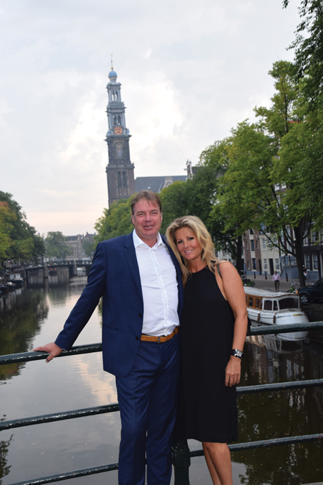Bart van Leijden and his wife Danielle