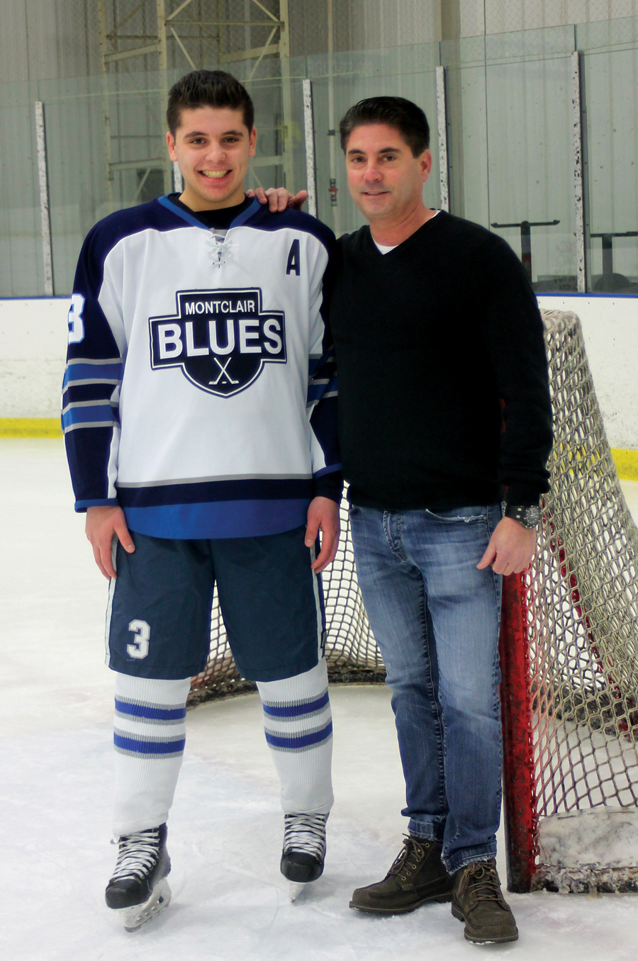 Barry Trabb with his son Nick