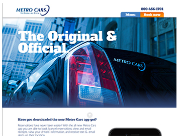 Metro Cars New Website