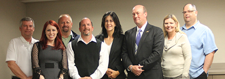 Members of Kentucky Limousine Association with Madeleine Maccar