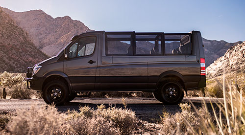 Convertible Custom Bus for Silver Service Tours