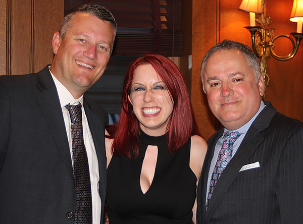 Garry Buffo, Madeleine Maccar and Scott Solombrino