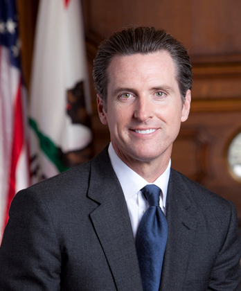 California Governor Gavin Newsom