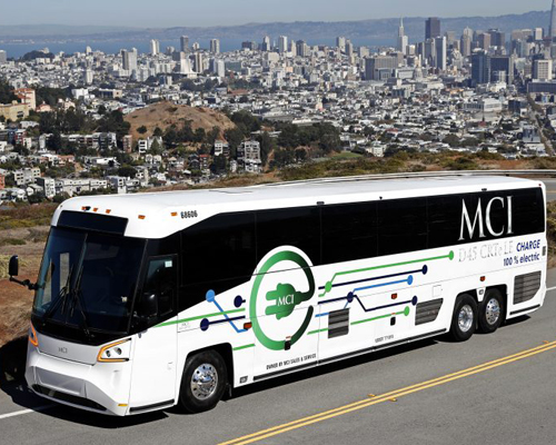 MCI’s D45 CRTe LE Charge Bus